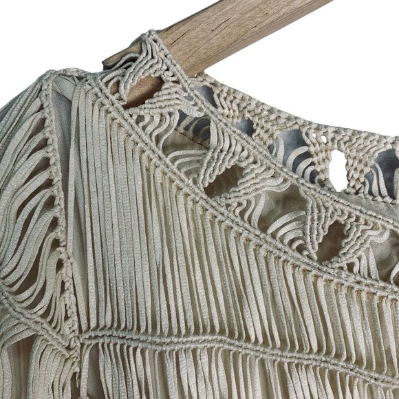 Diane Von Furstenberg Solar Macrame Belted Mini Dress Womens Size M NWT $595 - Picture 7 of 15